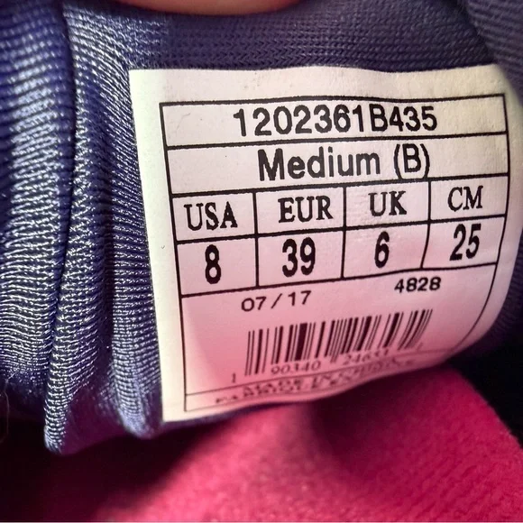 Brooks Womens Pure Cadence 6 1202361B435 Blue Running Shoes Sneakers Size 8 B - Picture 9 of 10